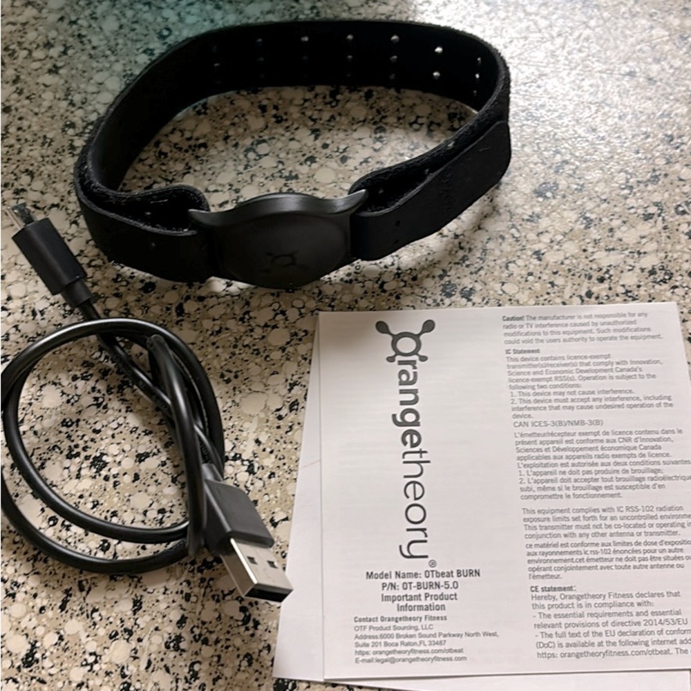 Orange Theory Heart Monitor